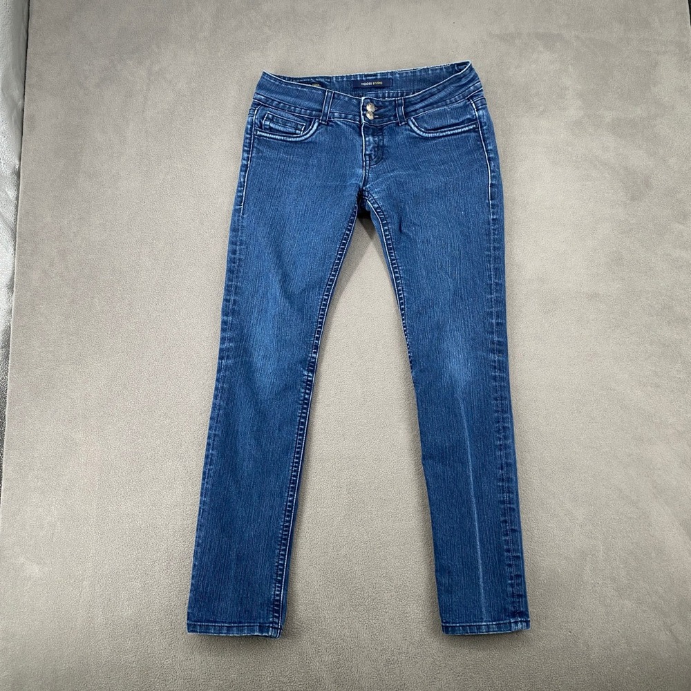 Vigoss Studio The New York Skinny Jeans Blue Denim Low Rise Size 7/8 29 P20629NZ